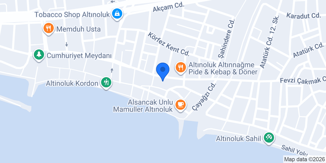 Işın Pilates Stüdyosu konumu
