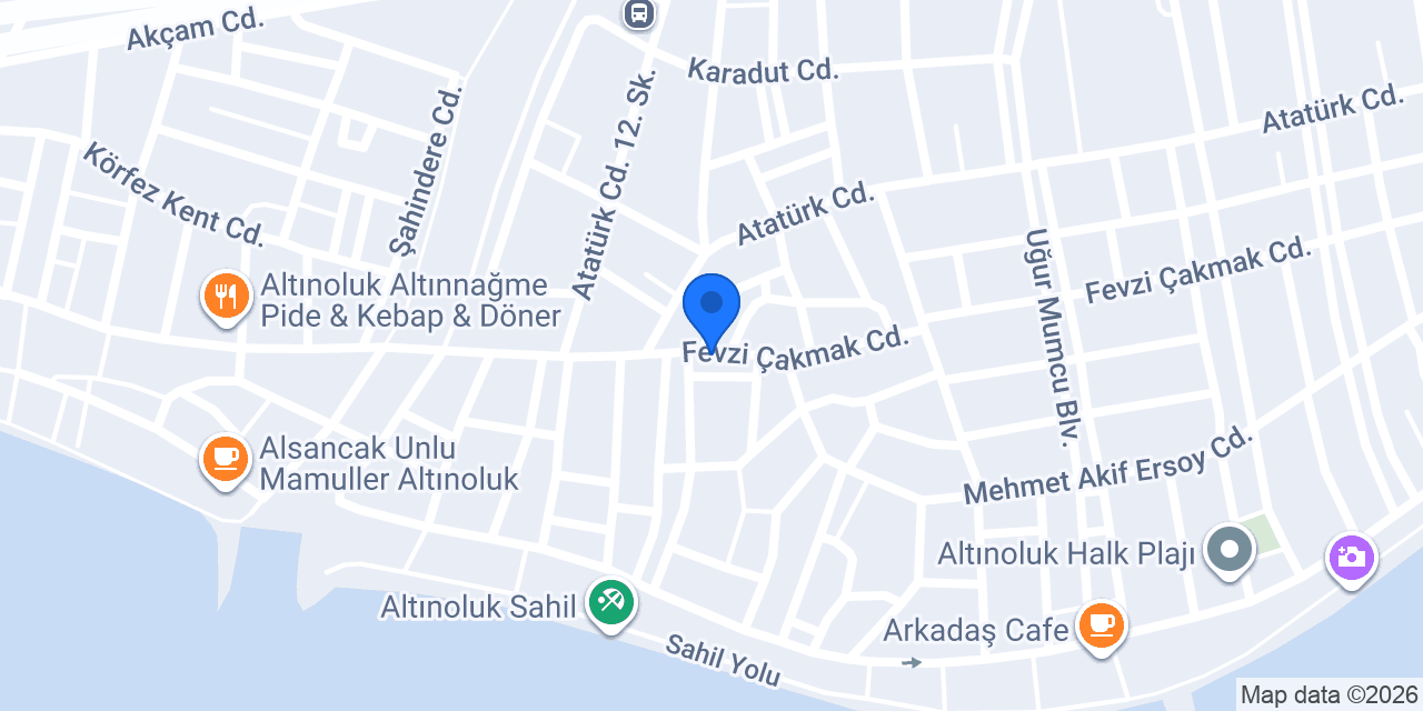Altınoluk Deniz Fizyoterapi konumu