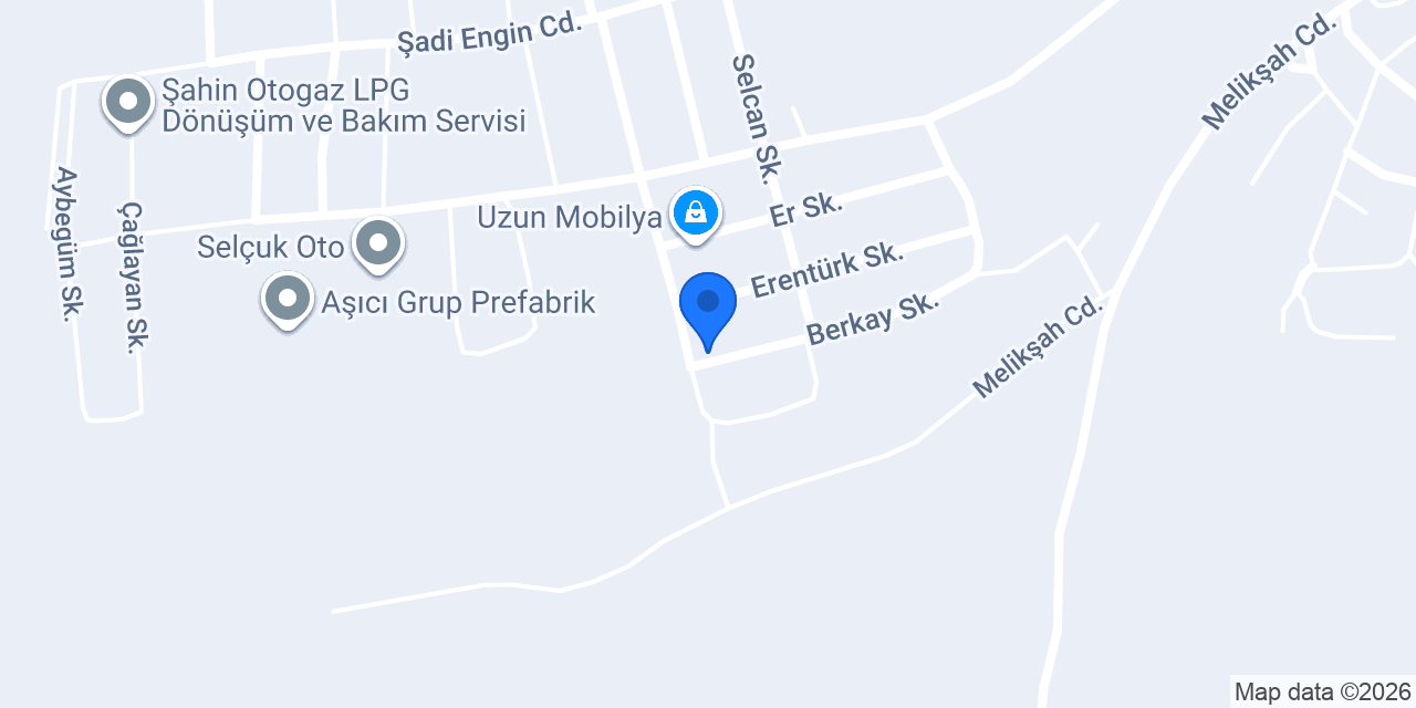 Bektaş Mobilya konumu