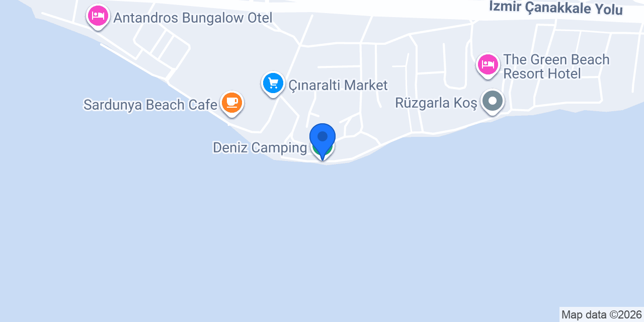 Deniz Camping konumu