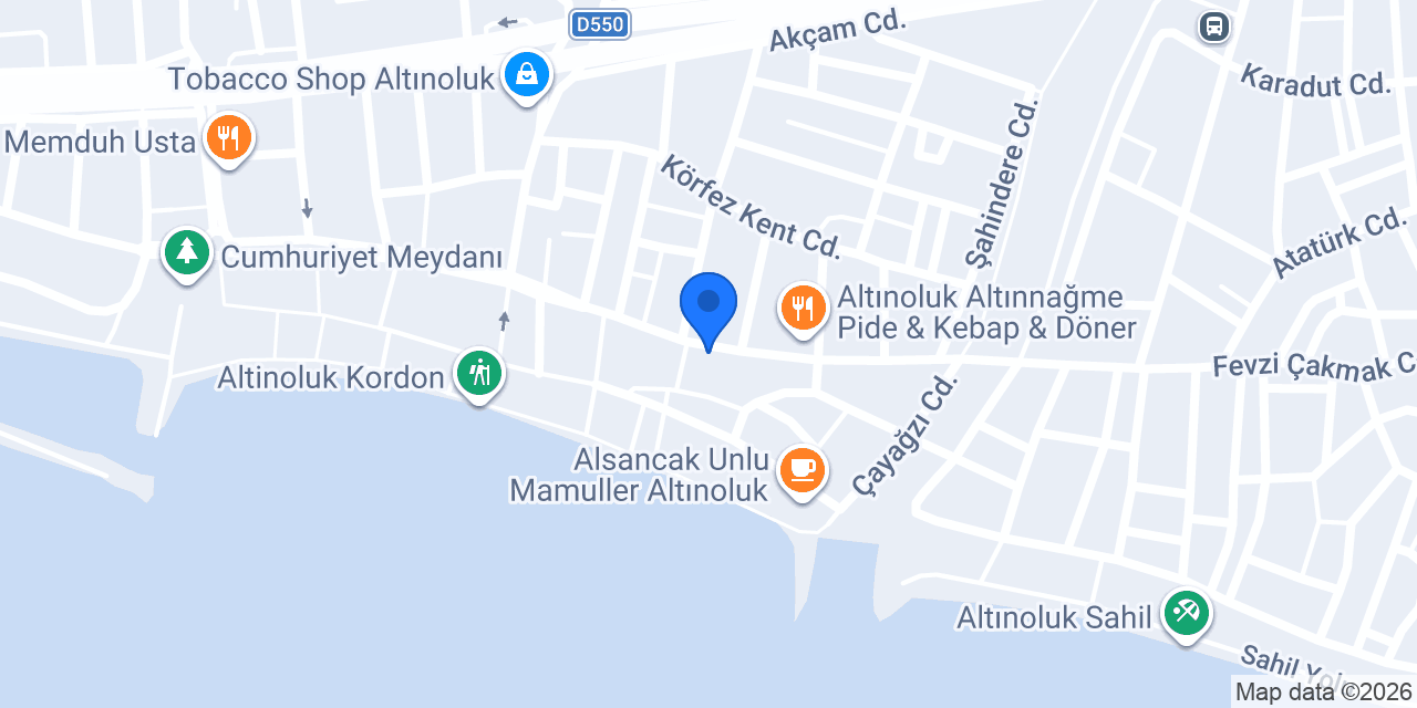 Göz optik altınoluk konumu