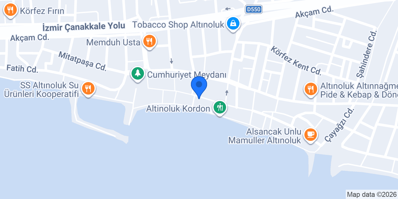 SAHİLDE RESTAURANT BAR konumu