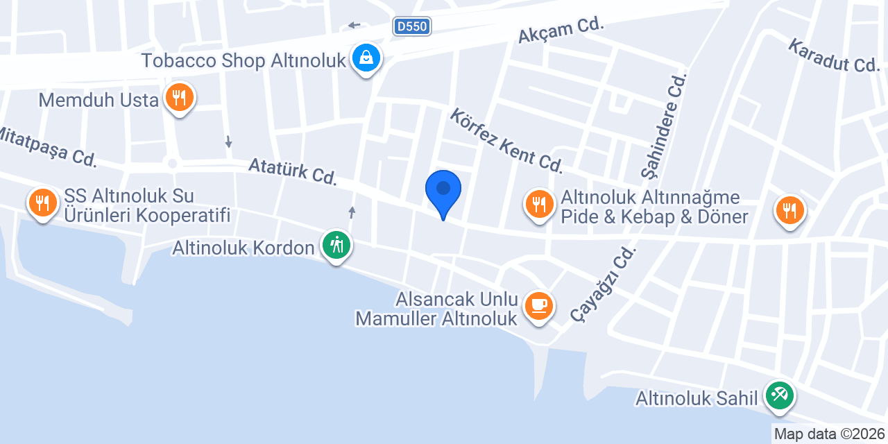 Meşhur Sarıyer Börekçisi ALTINOLUK konumu