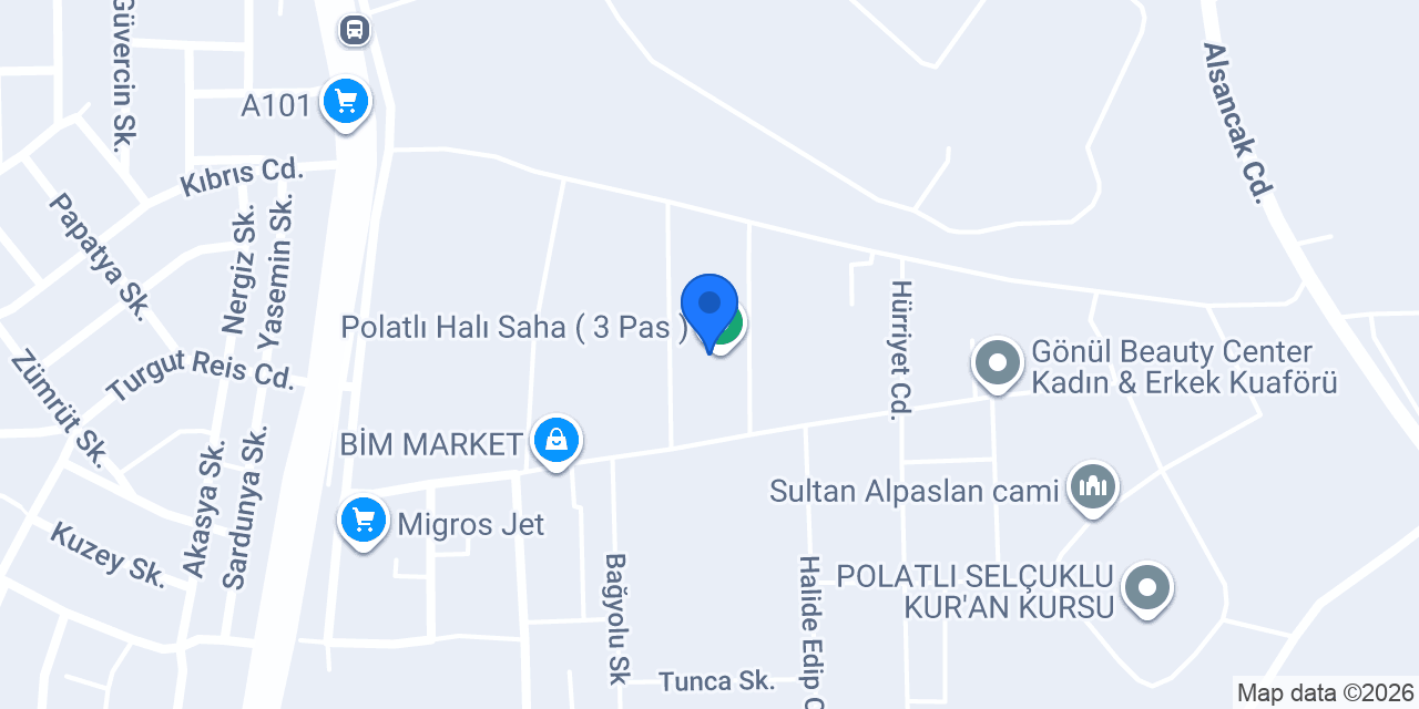 Polatlı Halı Saha ( 3 Pas ) konumu