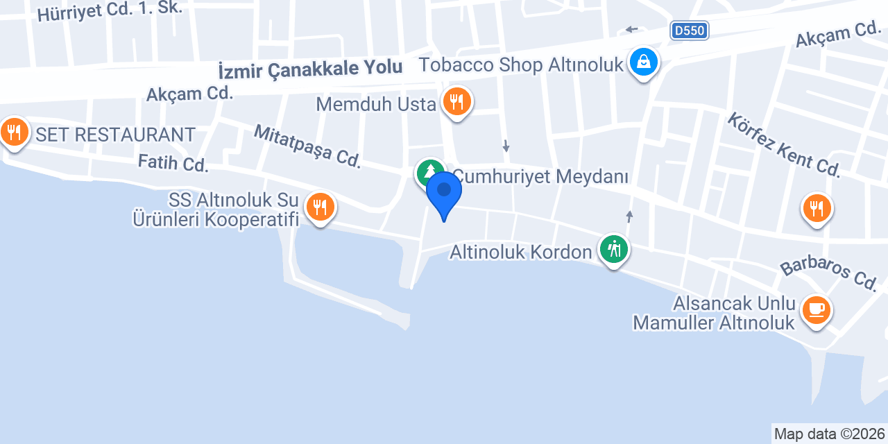 MADO Balıkesir Altınoluk konumu