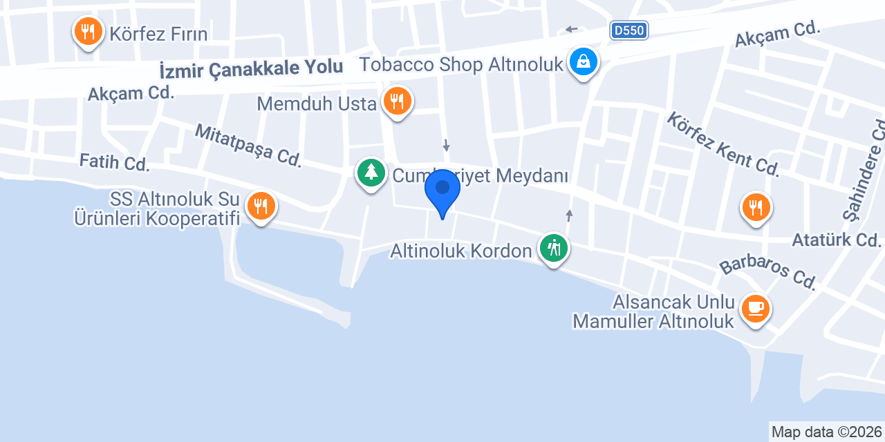Ucem Hotel Golden Sea konumu