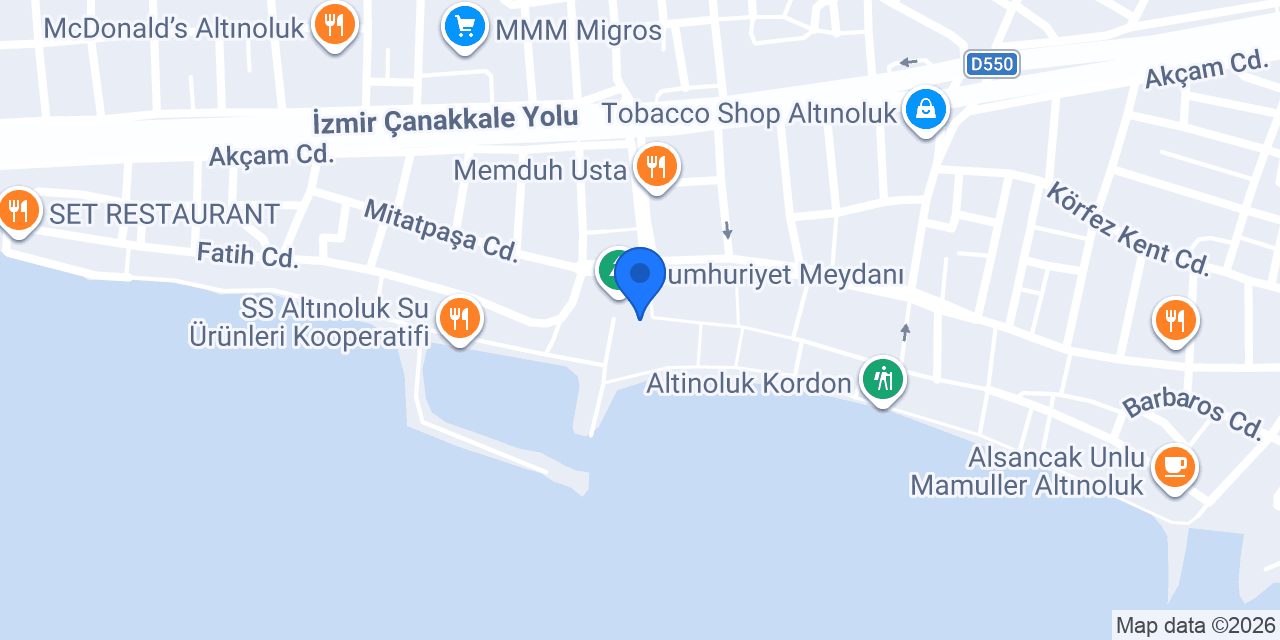 Kırmızı Bar konumu