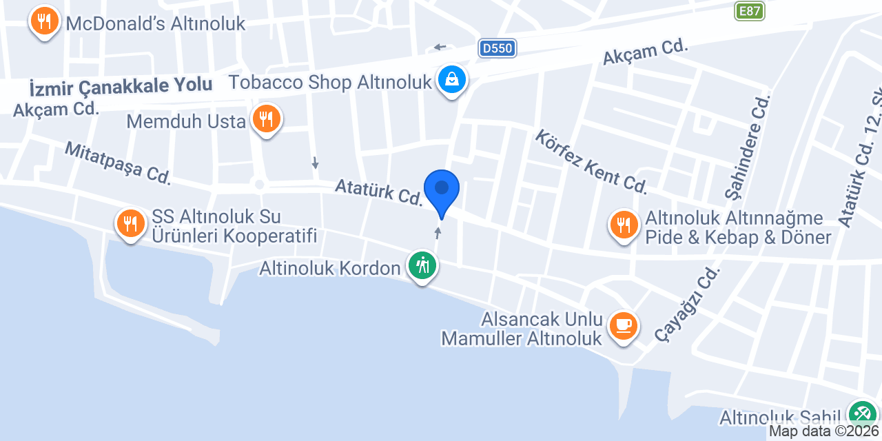 Kasap İbo Altınoluk konumu