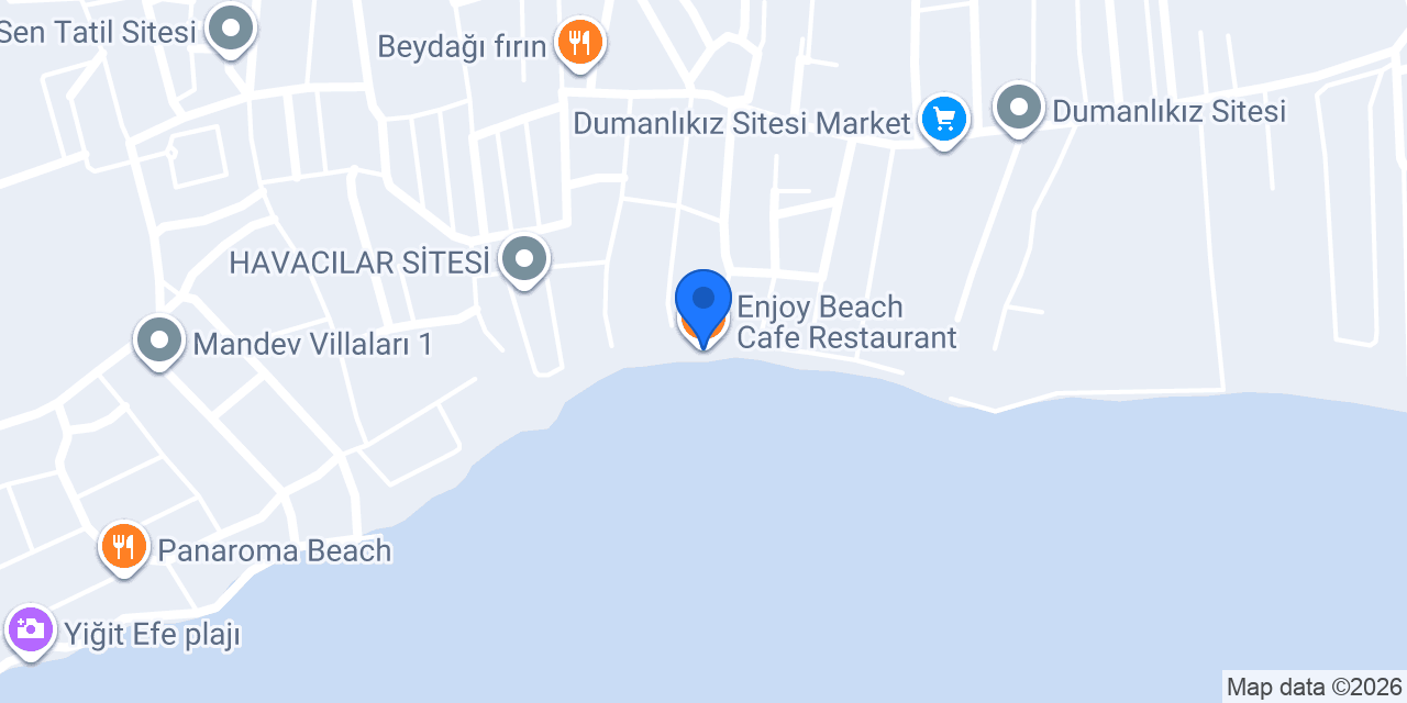 Enjoy Beach Cafe Restaurant konumu