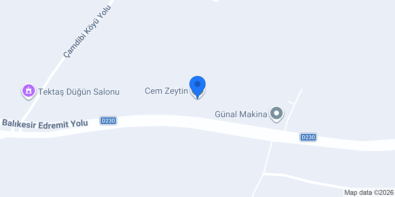 Cem Zeytin konumu
