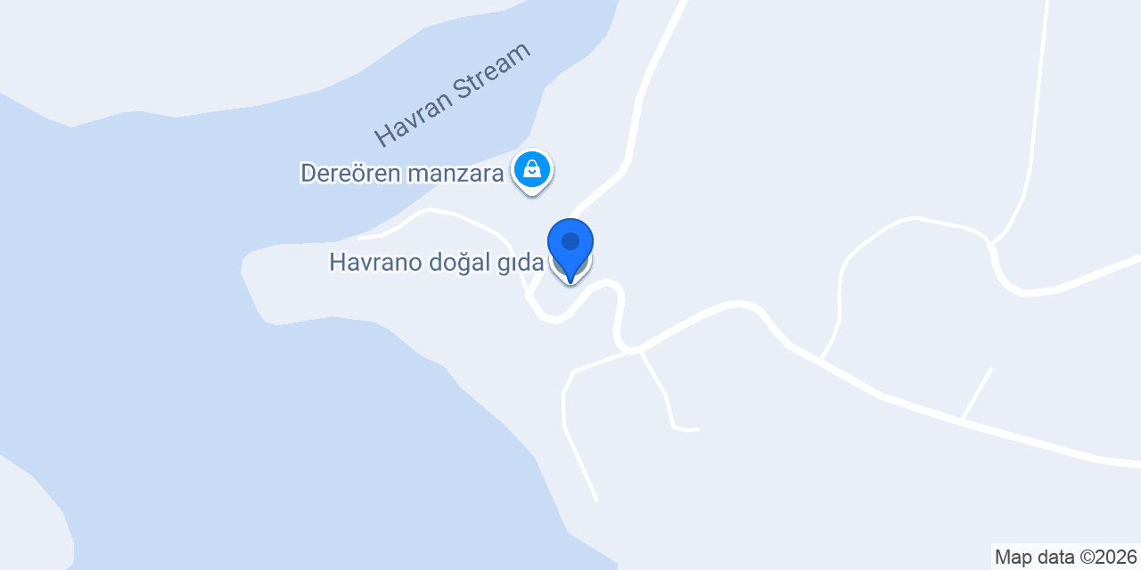 Havrano doğal gıda konumu
