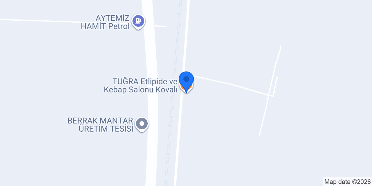 TUĞRA Etlipide ve Kebap Salonu Kovalı konumu