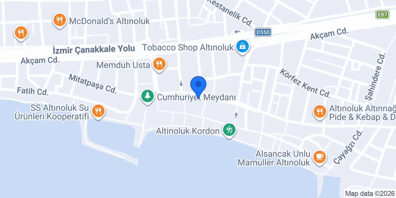 Özer Peynircilik konumu