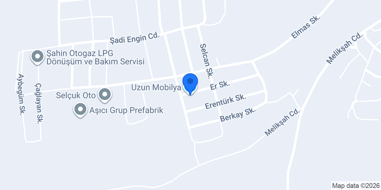 Uzun Mobilya konumu