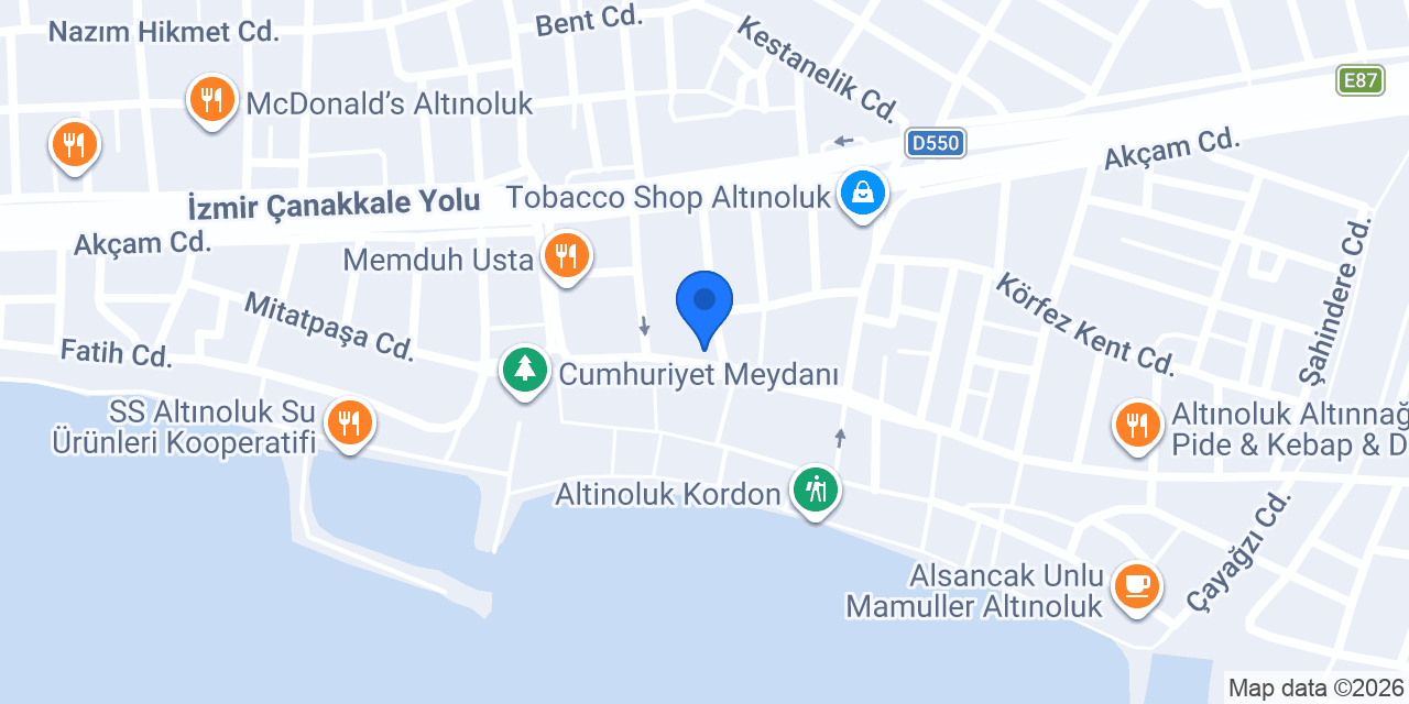 Çiğköfteci Ömer Usta konumu