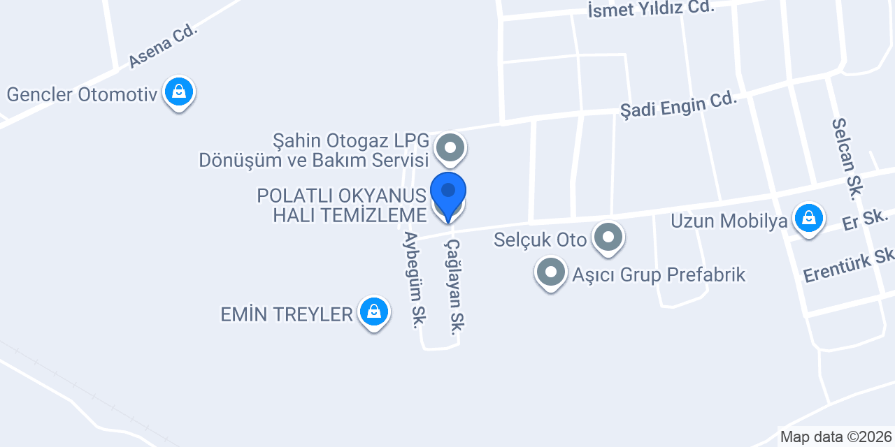 POLATLI OKYANUS HALI TEMİZLEME konumu