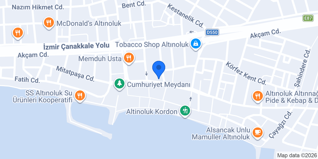 Turanzade Zeytinyağı konumu