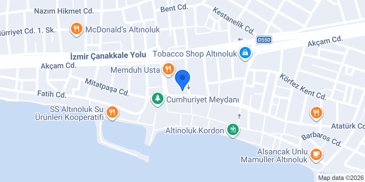 Ali AKIN Sigorta Altınoluk Şube konumu