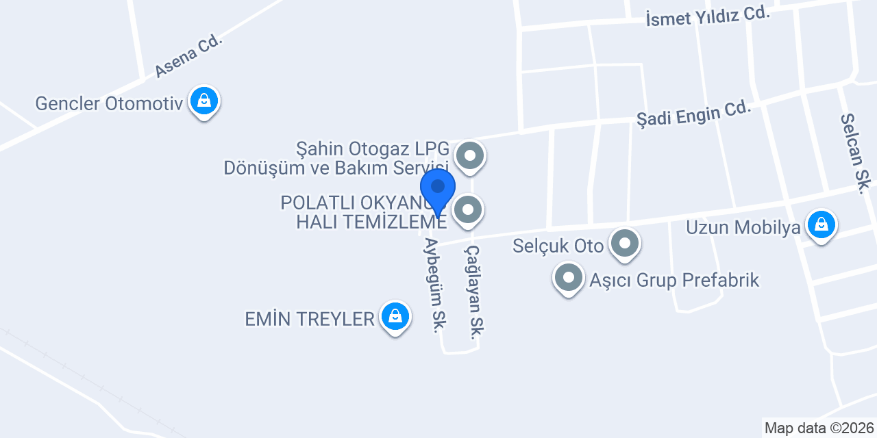 Gümüş Halı Yıkama konumu