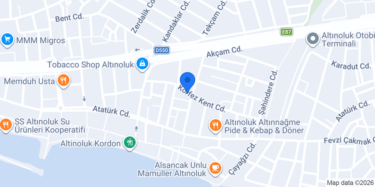 İnci kuaför konumu
