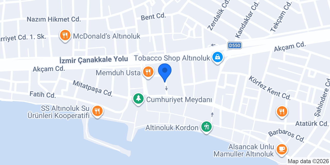Altınoluk Unlu Mamülleri konumu