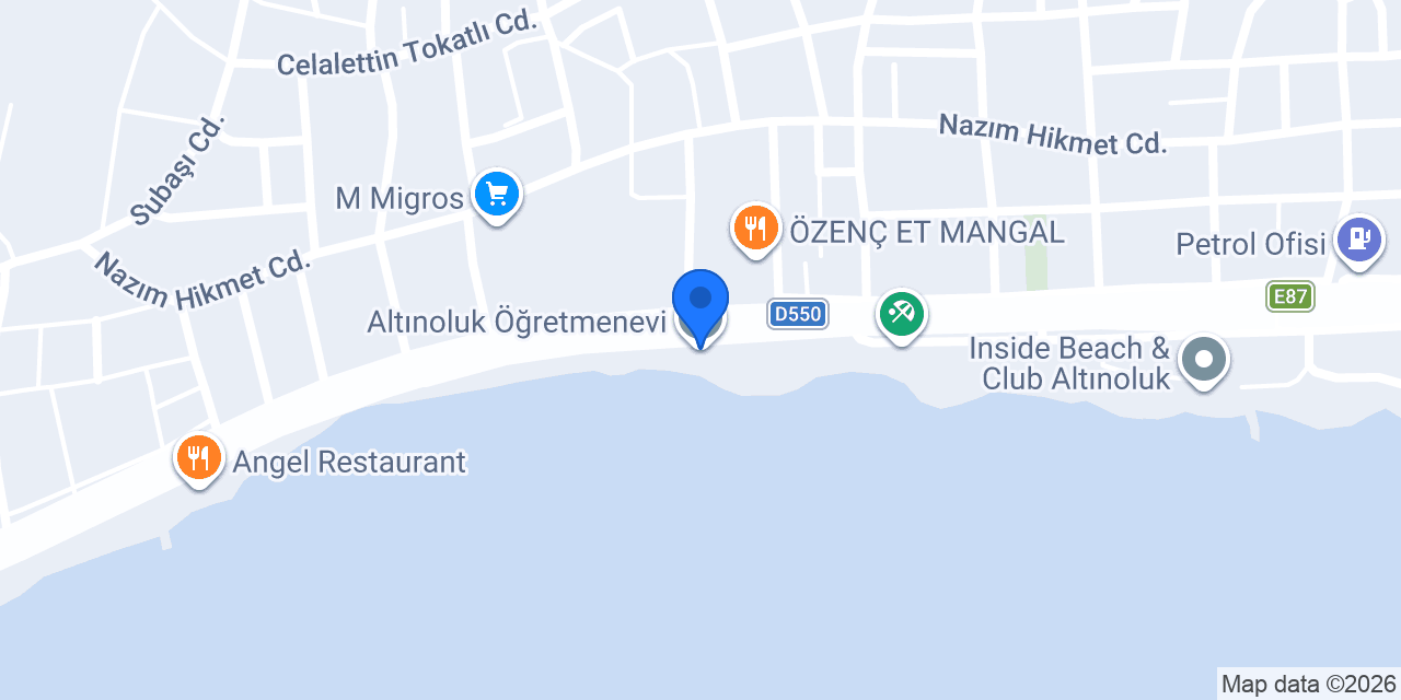 Altınoluk Öğretmenevi konumu