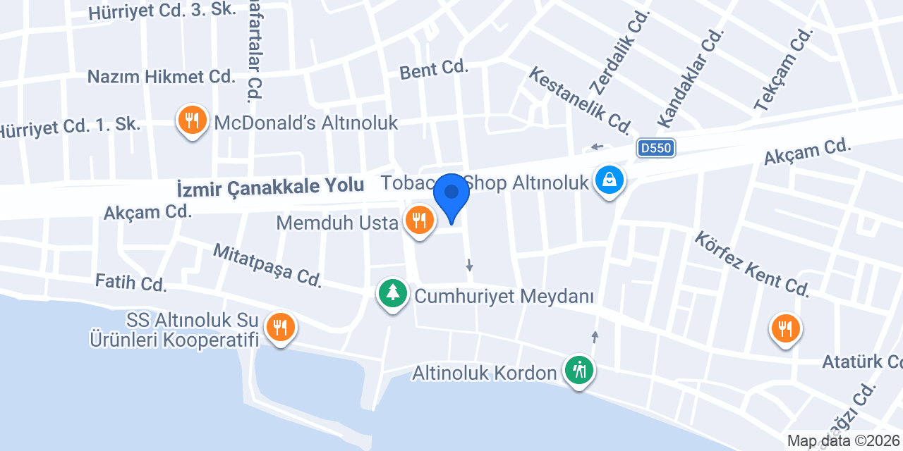 Altınoluk Terzisi konumu