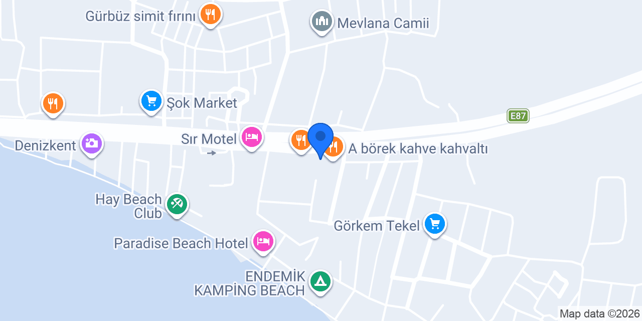 Sarıtaş kasap köfte konumu