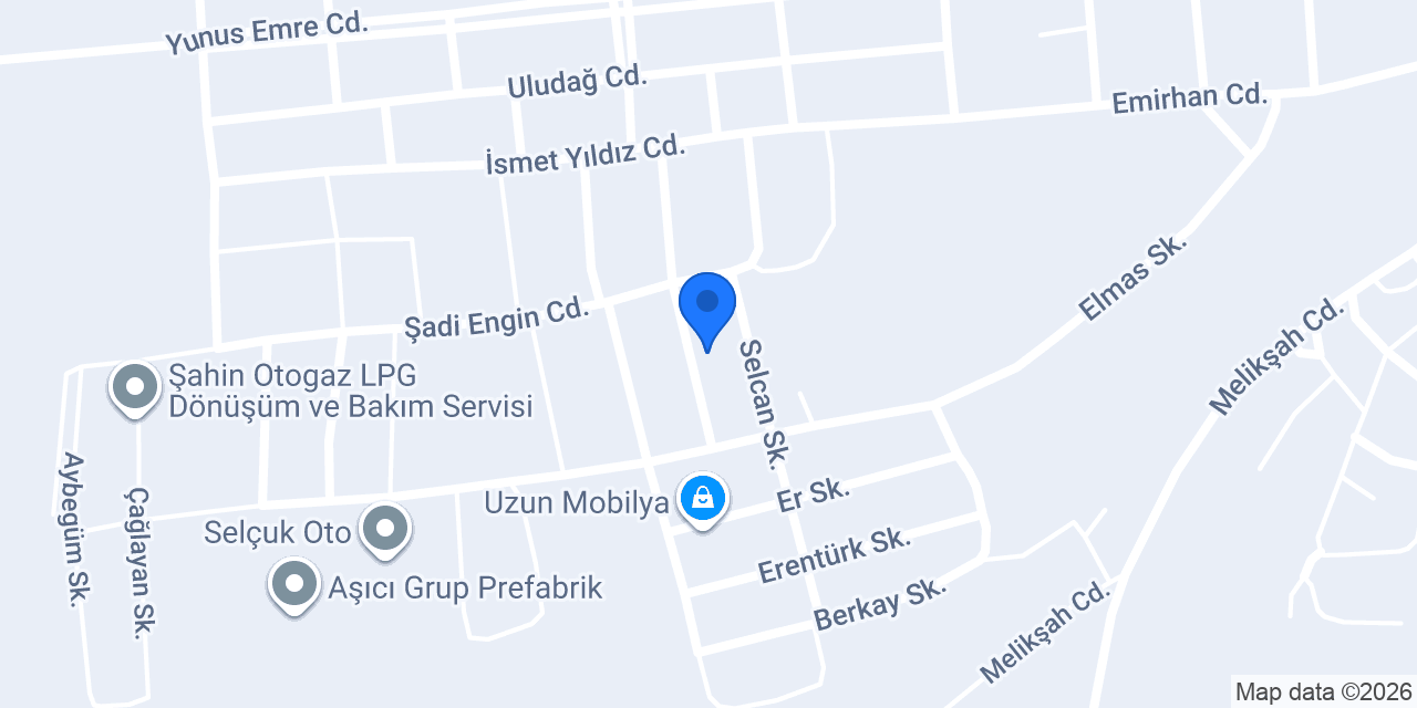 Kardeşler Mobilya konumu