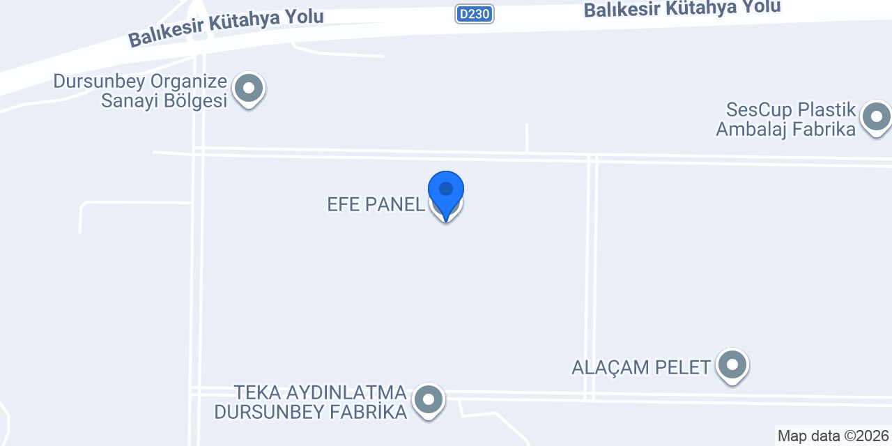 EFE PANEL konumu