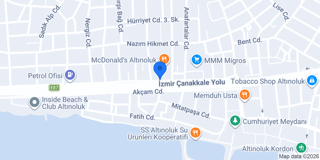 ALTINOLUK VİNÇ konumu