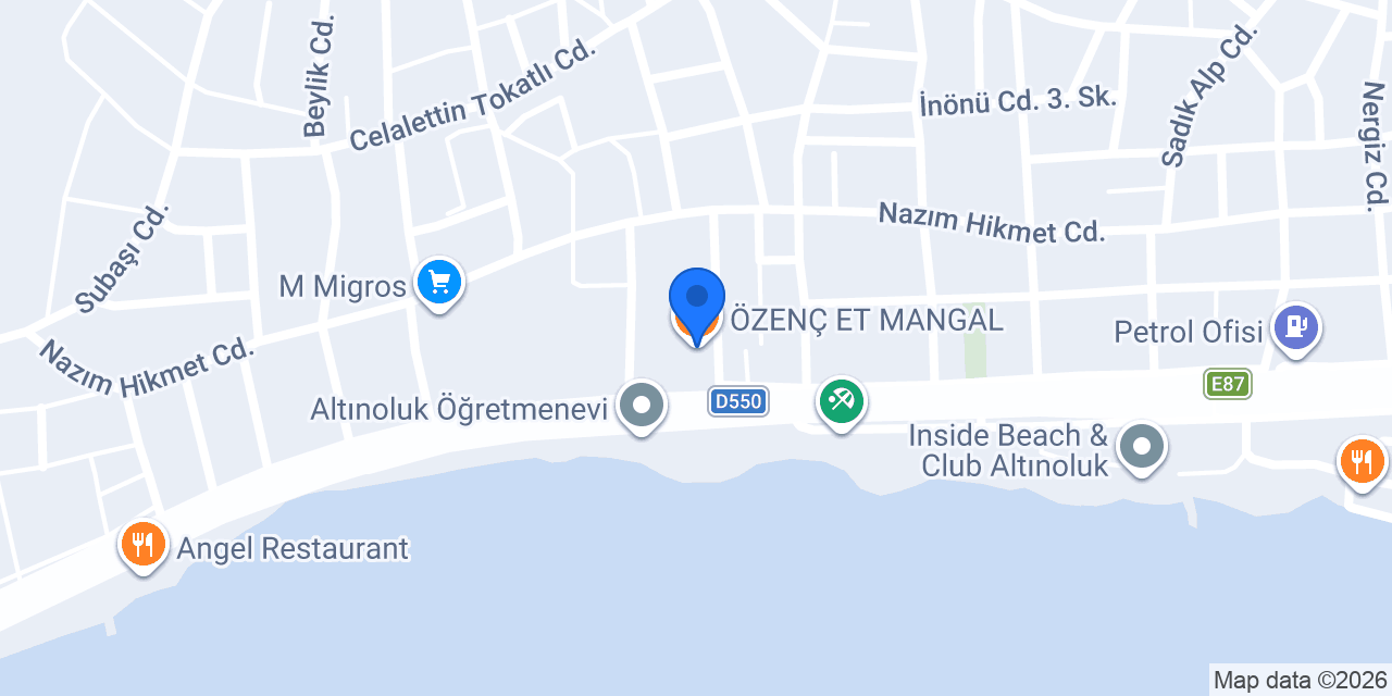 ÖZENÇ ET MANGAL konumu