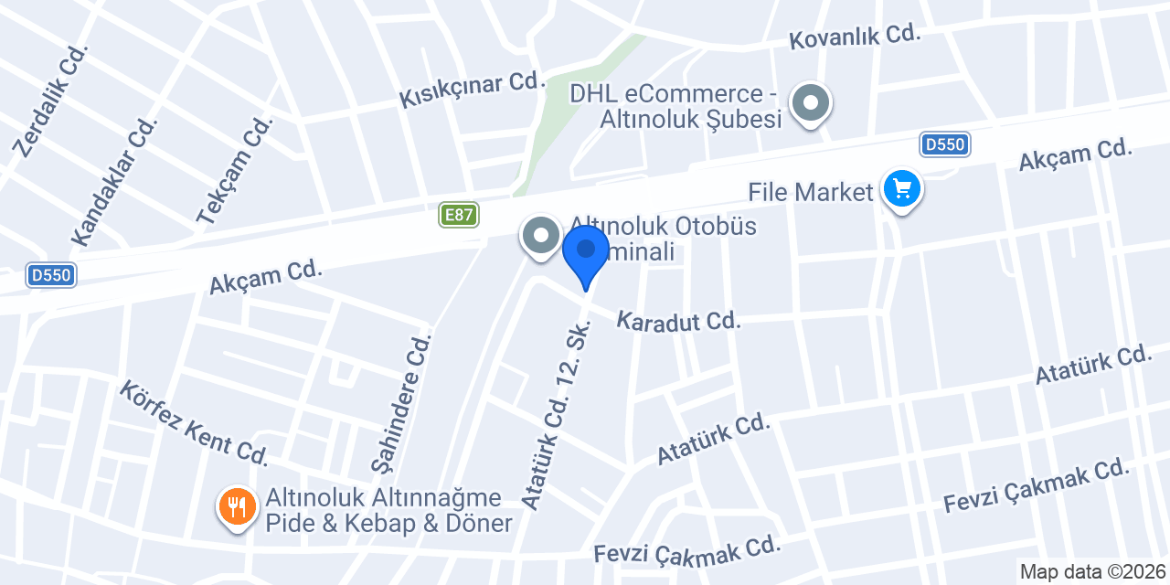 Garaj rentacar konumu