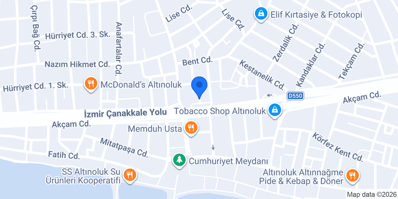 Kızmaz Yapı İnşaat konumu