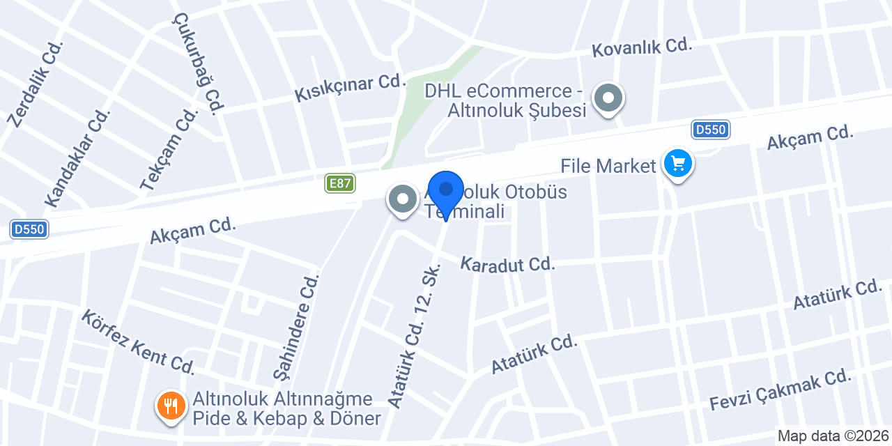 Altinoluktaksi konumu
