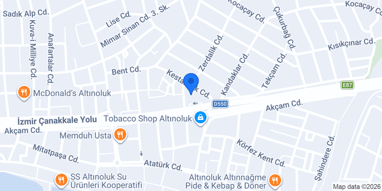 Deniz Bank konumu