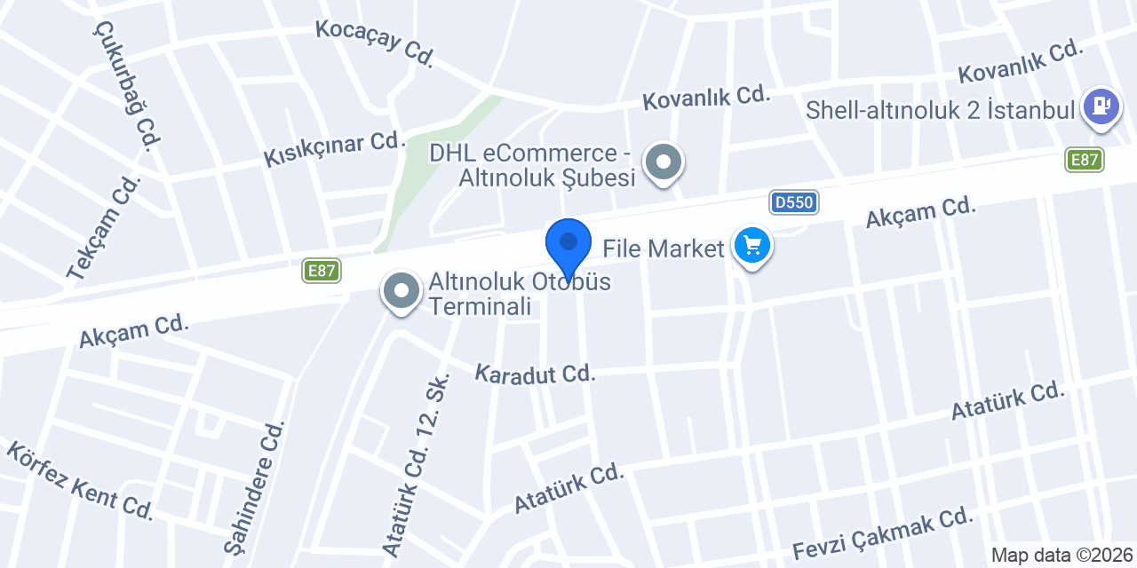 Toklar Yapı Market konumu