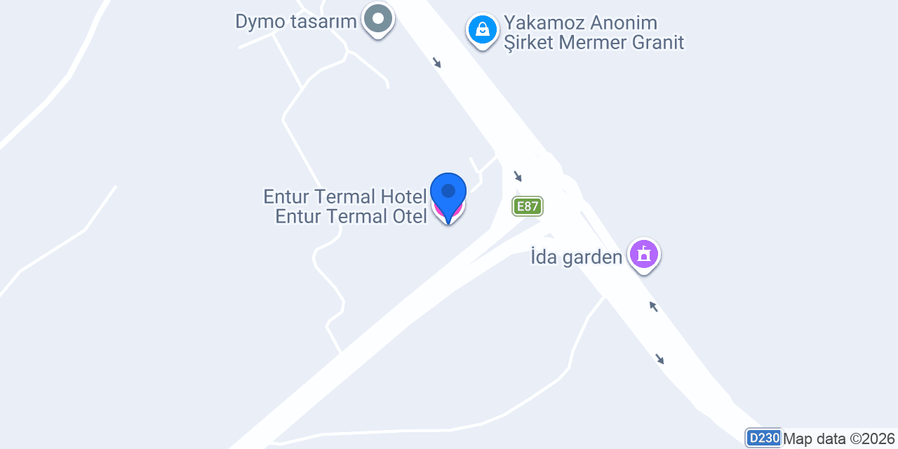 Entur Termal Hotel Entur Termal Otel konumu