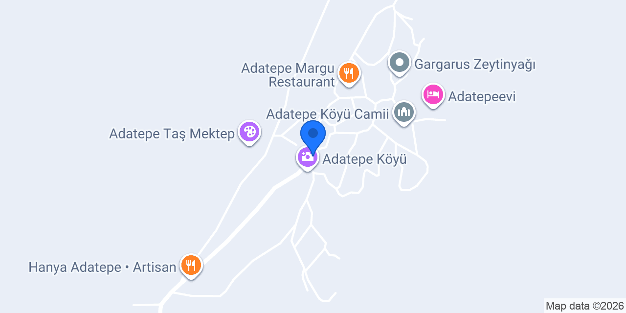 Adatepe Pansiyonları konumu