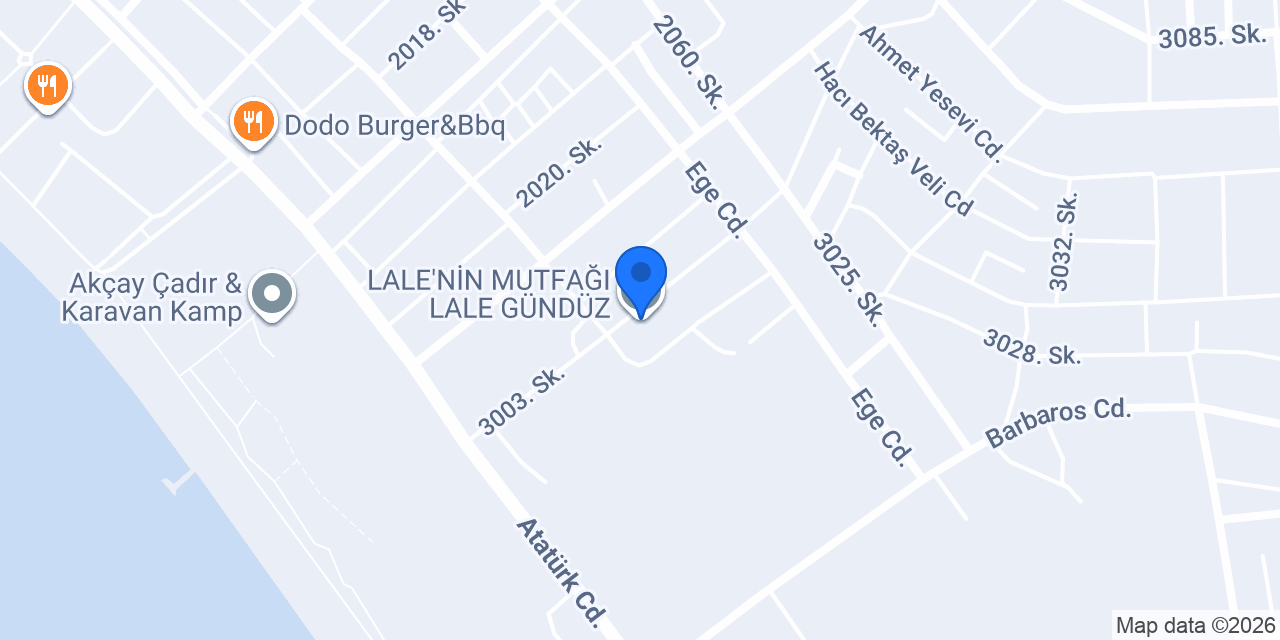 LALE'NİN MUTFAĞI LALE GÜNDÜZ konumu