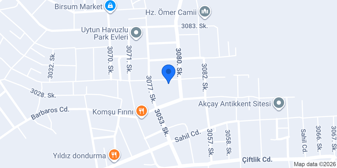 Havuz Cafe Bar konumu