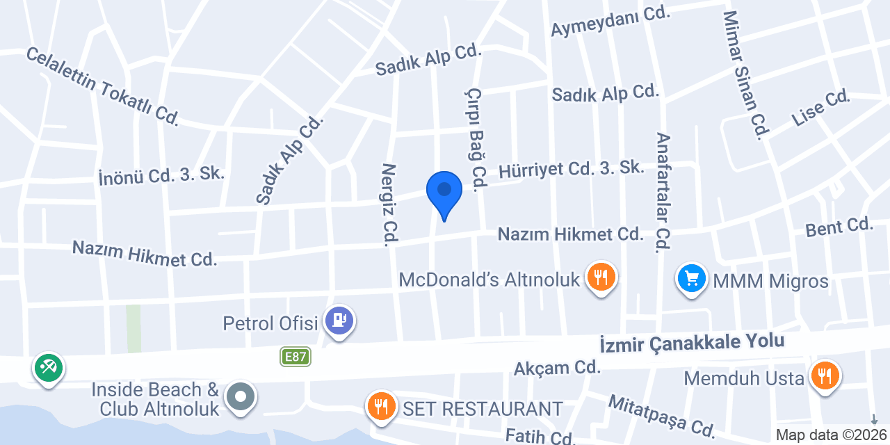 Özgün Market konumu