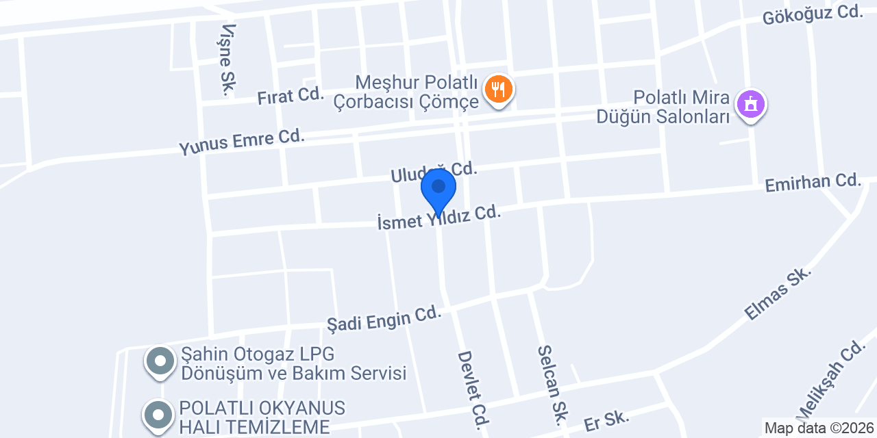 Polatlı Oto Elektrik konumu