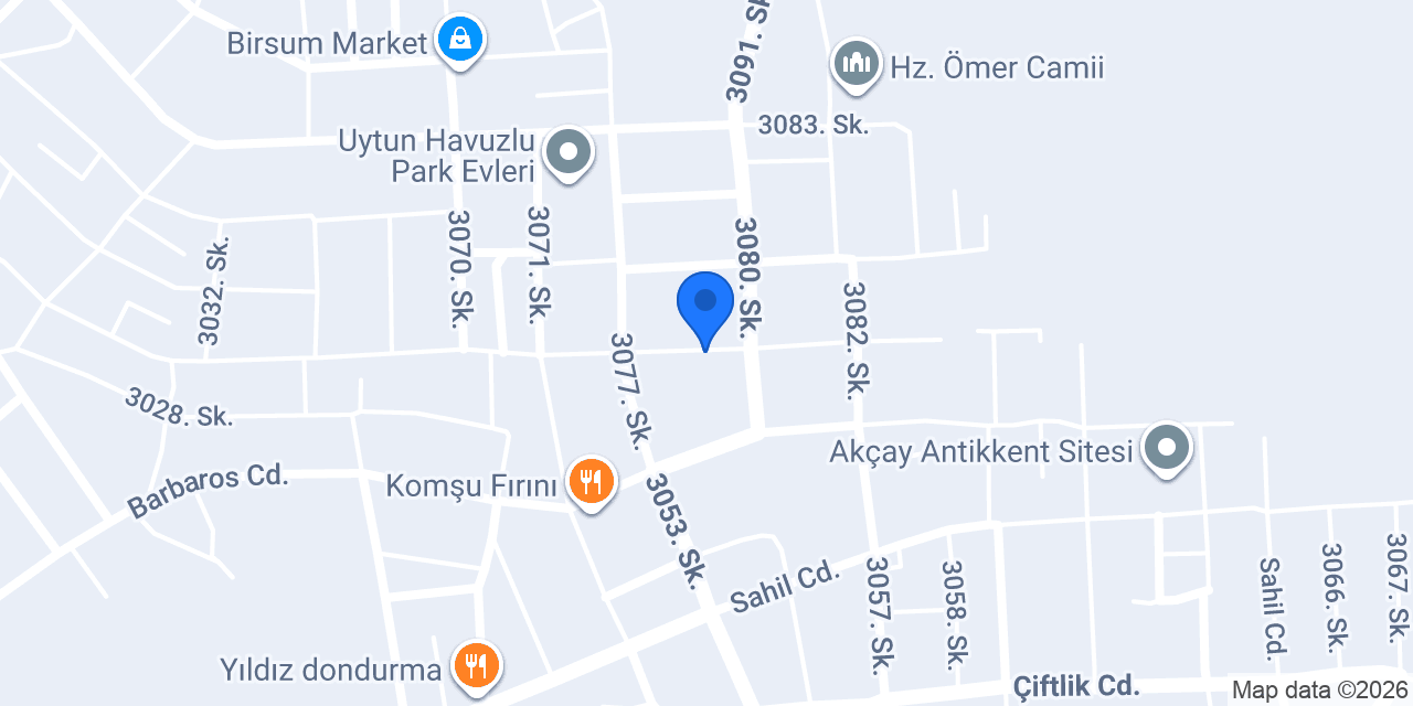 Tamer Usta Fırın konumu