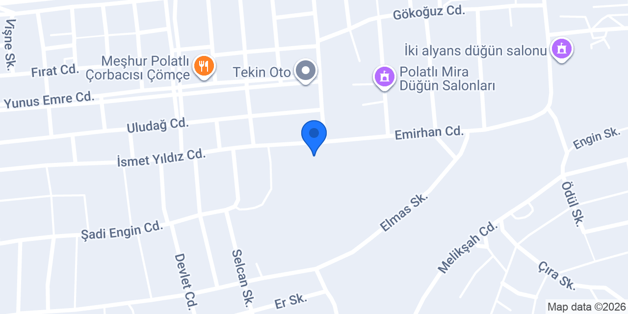 Pektaş otomotiv konumu