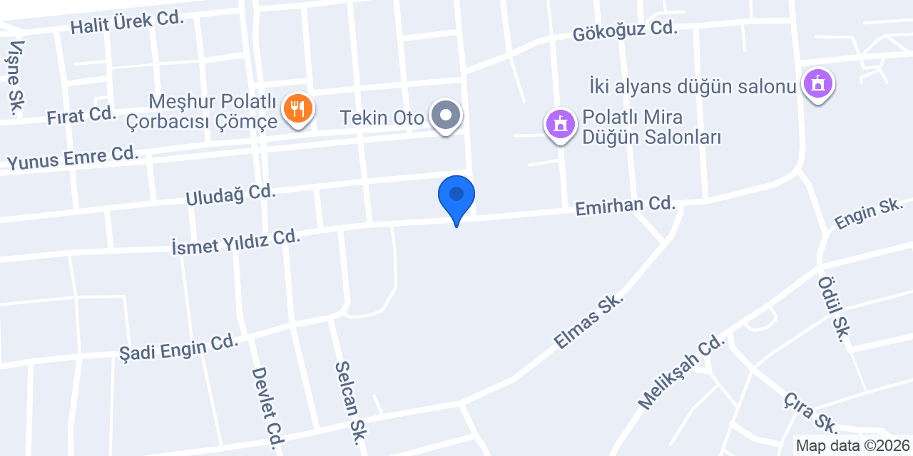 Öz Akkaya Otomotiv konumu