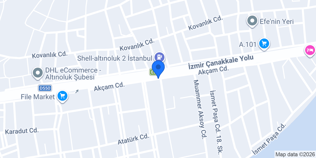 Efe Otomotiv İnşaat konumu