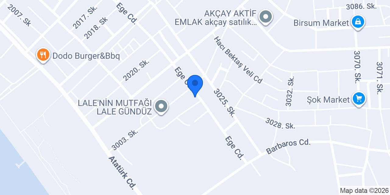 AKÇAY KENT EMLAK konumu