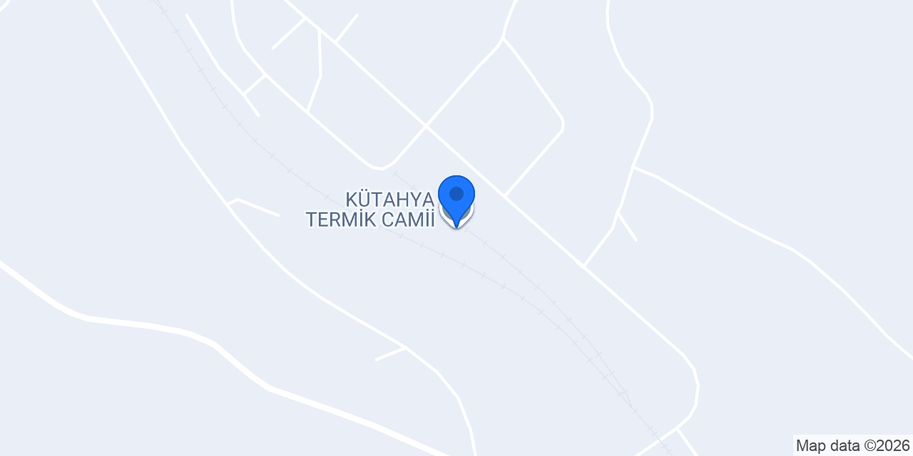 KÜTAHYA TERMİK CAMİİ konumu