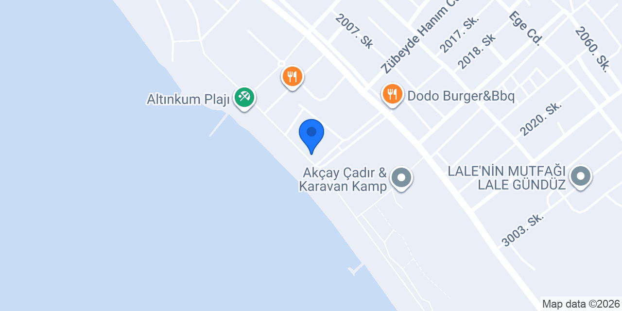Akçay Palmiye Cafe & Bar konumu
